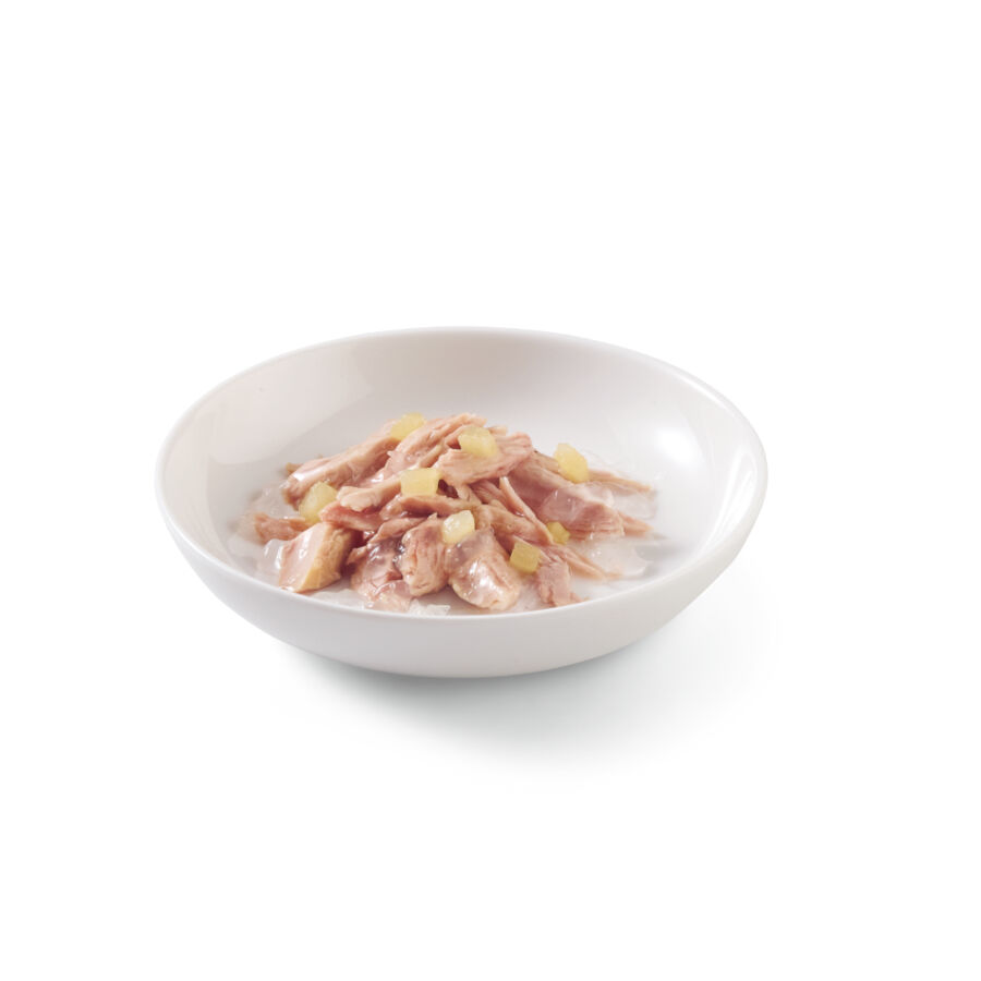 85 g Schesir Adult At&uacute;n con Manzana sobre para gatos, , large Imagen numero 2